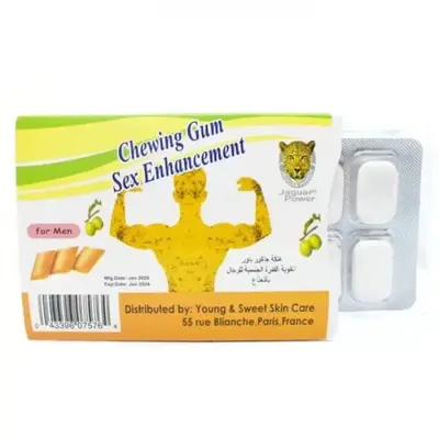 Chewing Gum Sex Enhancement Buble For Men 